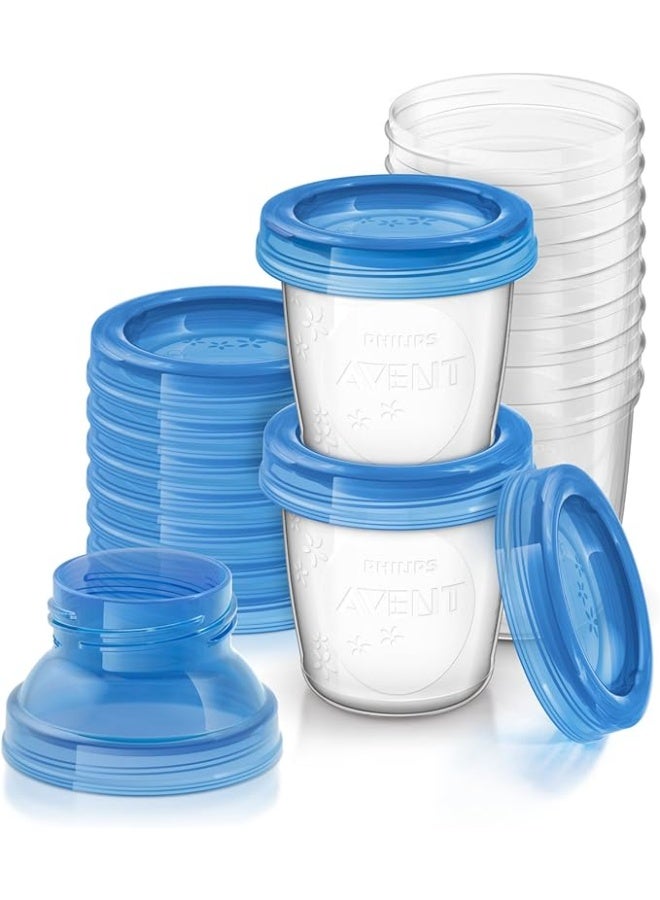 Avent Breast Milk Storage Cups 180ml 10 count - Image 1